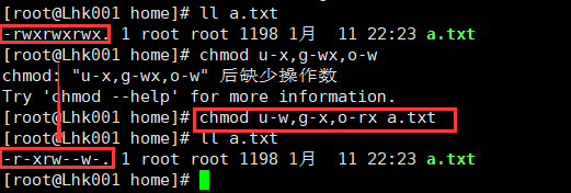 chmod