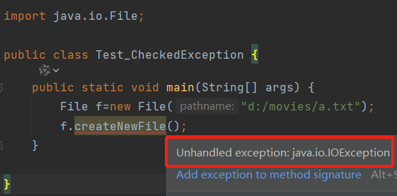 IOException